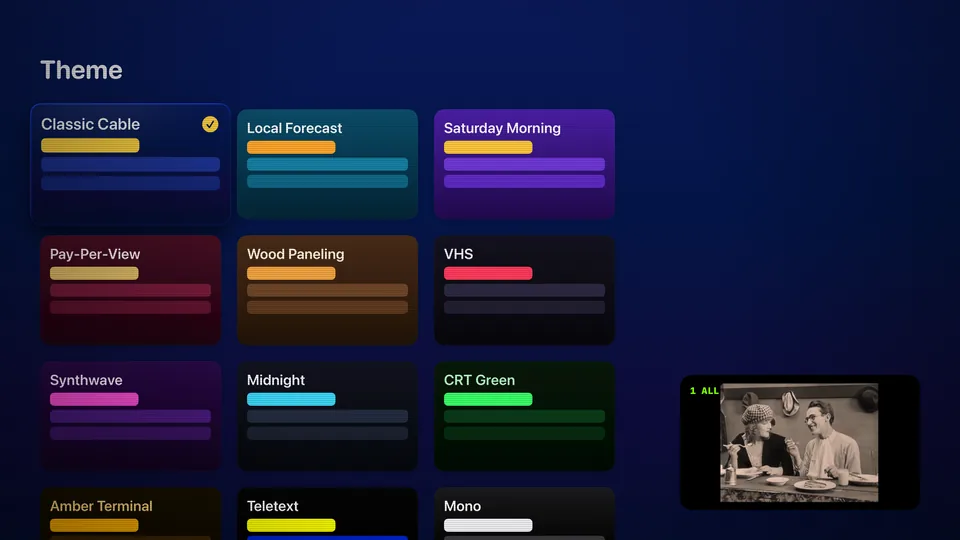 Theme picker